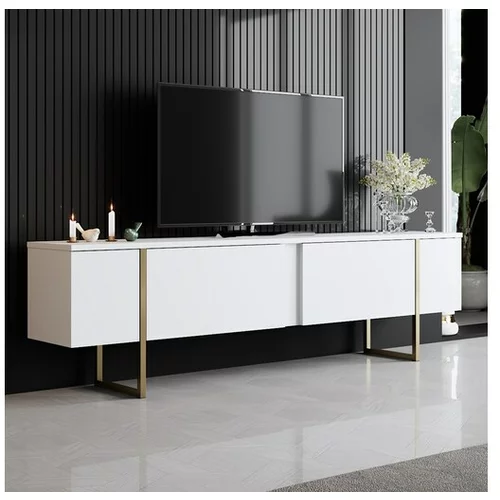 HANAH HOME Luxe - White, Gold TV omarica, (20785598)