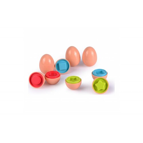 Infunbebe IGRACKA ZA BEBE 6 SHAPE SORTER EGGS (PLE12-6) Cene