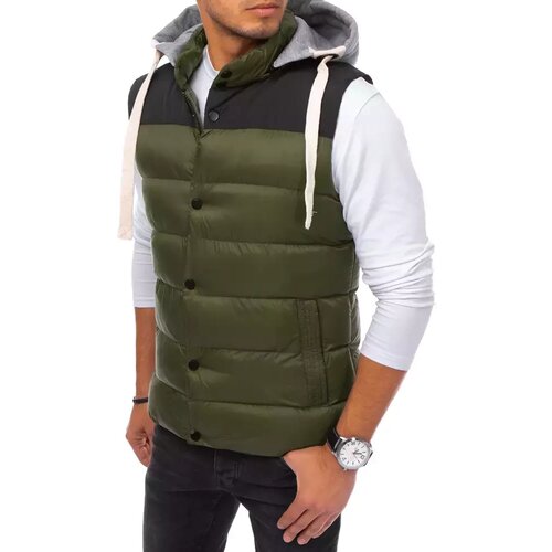 DStreet Green men's vest TX3935 Cene