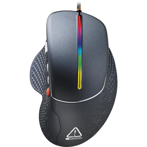Canyon mouse Apstar GM-12 RGB 6buttons Wired Dark Grey Slike