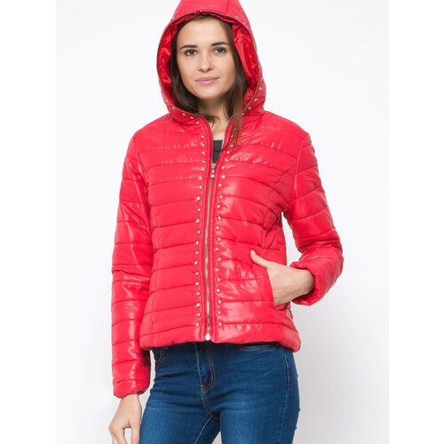 Miss Forever Studded jacket red Cene