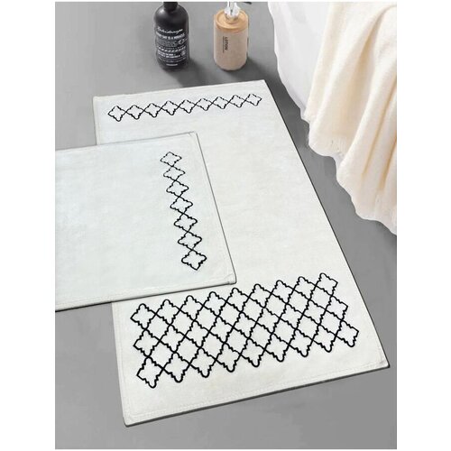 Lessentiel Maison Set prostirki za kupatilo Luxury, 2 dela, Crna Cene