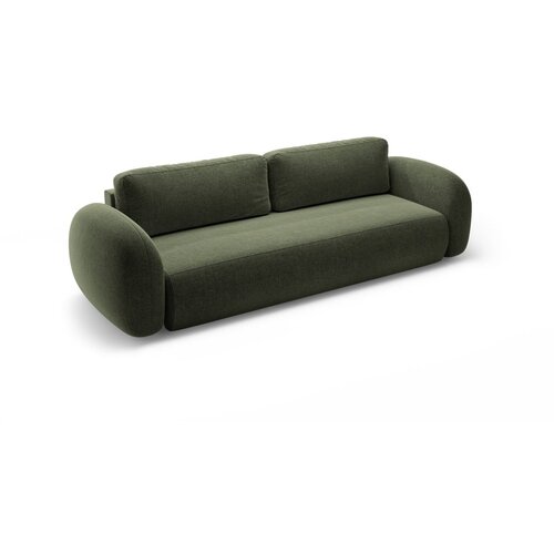 Cosmopolitan Design Zelena raztegljiva/s prostorom za shranjevanje sedežna garnitura iz &amp;scaron;enilje 262 cm Tonale &amp;ndash; Slike
