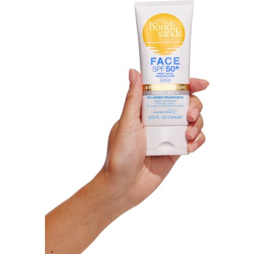 Bondi Sands SPF 50+ Everyday Face Lotion za&amp;scaron;čitna tonirana krema za obraz za mat videz SPF 50+ 75 ml Slike