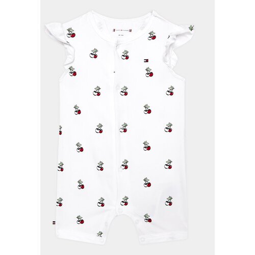 Tommy Hilfiger Romper KN0KN01631 Bela Regular Fit Slike