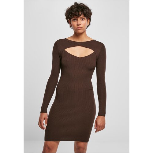 UC Ladies Ladies Cut Out Dress brown Cene