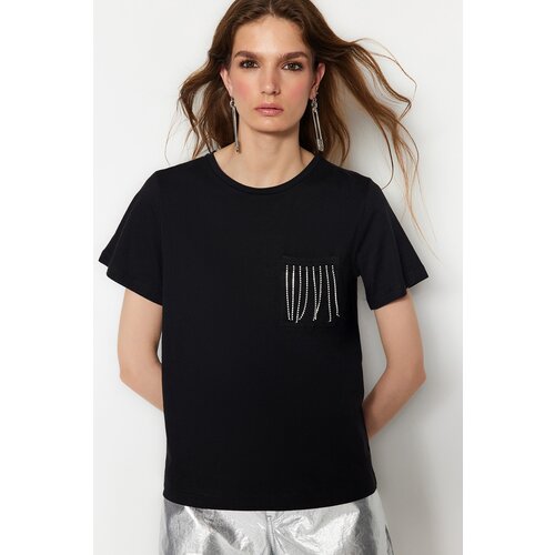Trendyol T-Shirt - Black - Regular fit Slike
