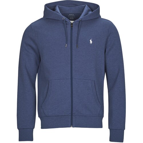 Polo Ralph Lauren Puloverji SWEATSHIRT ZIPPE EN DOUBLE KNIT TECH Modra Slike
