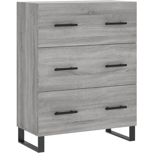 Maison Chic Komoda - Predalnik siva sonoma 69,5x34x90 cm inženirski les, (21717775) Cene
