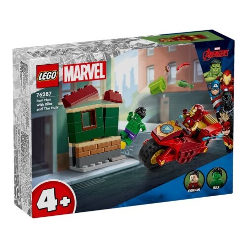Lego super heroes iron man with bike and the hulk ( LE76287 ) Slike