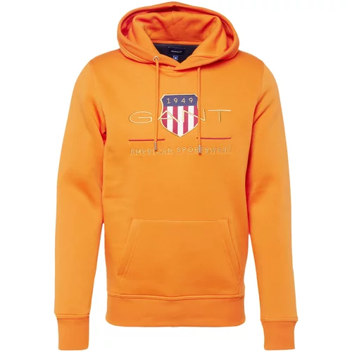Gant Sweater majica mornarsko plava / narančasta / crvena / bijela