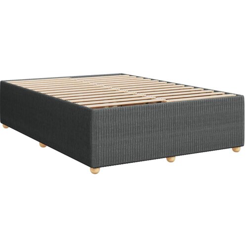 vidaXL Posteljni okvir temno siv 140x190 cm blago, (21305024) Cene