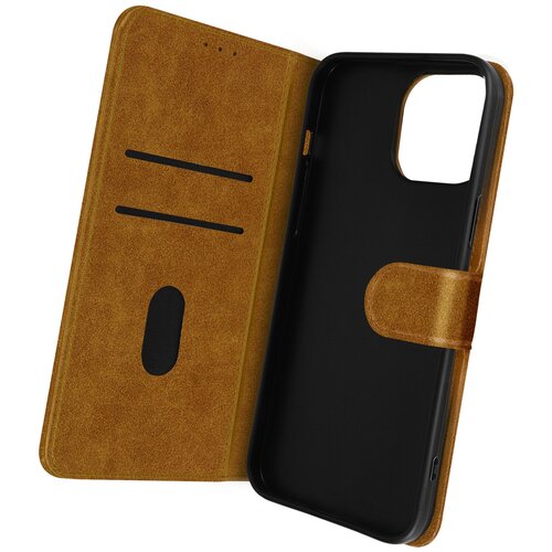 AVIZAR Folio Case iPhone 14 Pro z držalom za kartico - rjav, (20616074) Cene