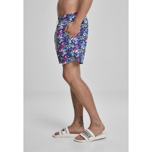 Urban Classics Multicolor Swim Shorts Blue/pink Cene