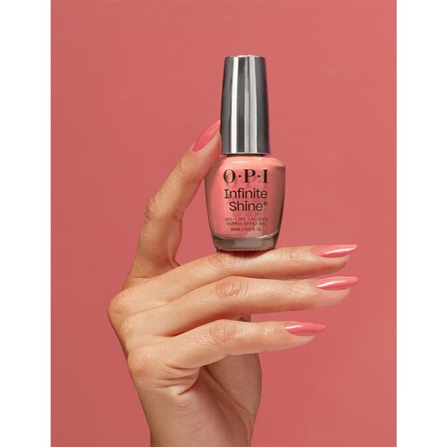 OPI Infinite Shine Silk lak za nokte s gel efektom Megawatt Hot 15 ml Slike