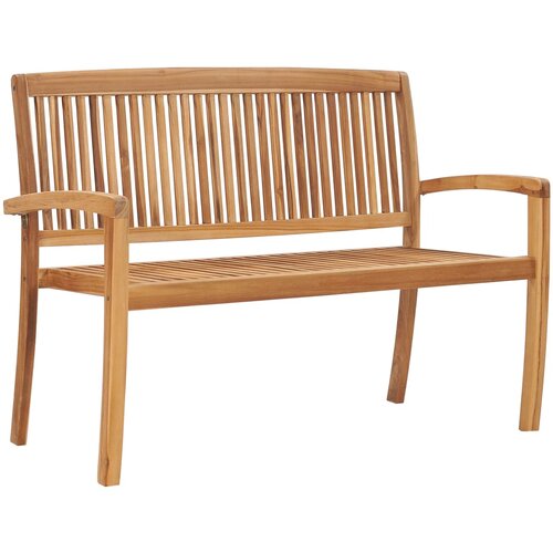 vidaXL Vrtna klop za dve osebi 128,5 cm trdna tikovina Cene