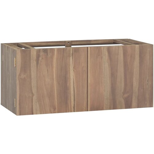 Furnova Stenska kopalni&amp;scaron;ka omarica 90x39x40 cm trdna tikovina, (21948315) Slike