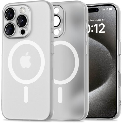 TECH-PROTECT OVITEK MAGSLIM ZA MAGSAFE ZA IPHONE 16 PRO MAT BEL, (21970075) Cene