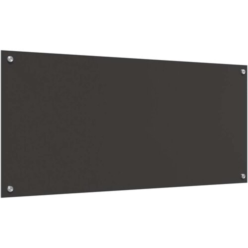 vidaXL Kuhinjska zidna obloga Tamno siva Staklo 110 x 50 cm Čvrsta Cijene