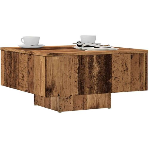 VidaXL Stol za kavu staro drvo 60x60x31,5 cm konstruiranog drva Slike