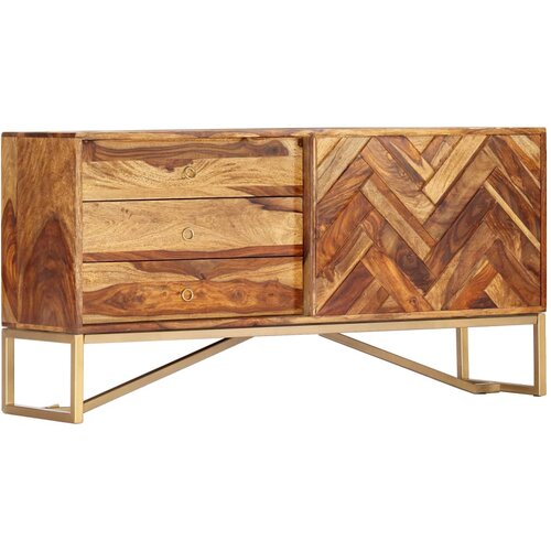  Komoda od masivnog drva akacije 118 x 30 x 60 cm Cijene