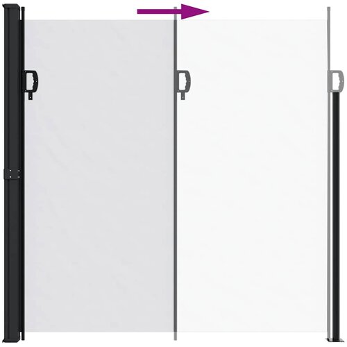  Bočna tenda na uvlačenje bijela 200x600 cm Slike