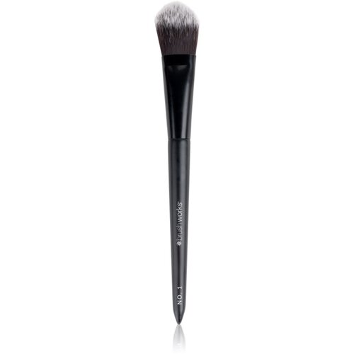 Brushworks Back Comb Brush čopič za make-up vrsta NO. 1 1 kos Slike
