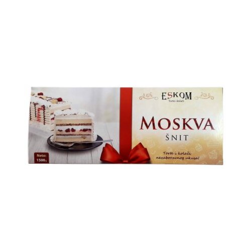Eskom moskva &amp;scaron;nit torta 1,5KG Slike