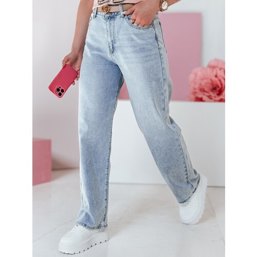 DStreet Spodnie damskie jeansowe baggy VINSELF niebieskie Slike