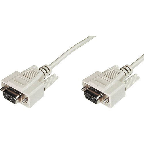 Digitus serijski priključni kabel [1x 9-polni ženski konektor D-Sub - 1x 9-polni ženski konektor D-Sub] 2.00 m bež, (20641230) Cene