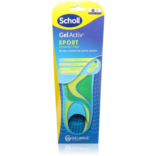 Scholl GelActiv Sport gel blazinice za &scaron;portnike velikost EU 35.5 - 40.5 1 par Cene