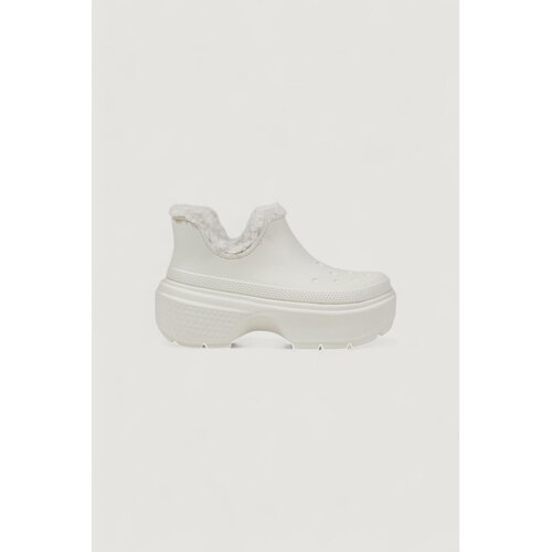 Crocs Pol&amp;scaron;kornji Stomp Lined Shorty Boot 210673 Bela Slike