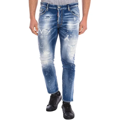 Dsquared Hlače S74LB1060-S30789-470 Modra