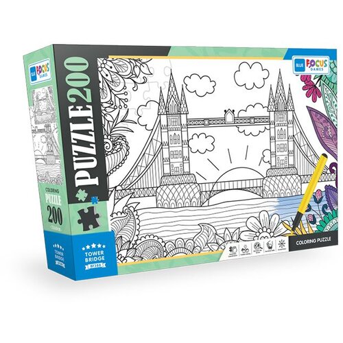  Puzzle za bojenje 200 pcs tower bridge bf388 ( 108/23883 ) Cene