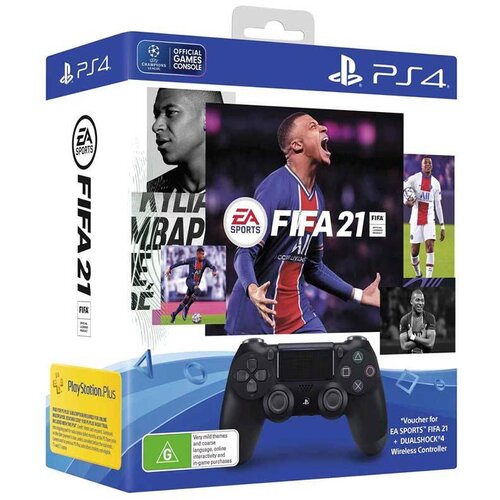 Sony SET Dualshock Controller v2+FIFA 21+FUT VCH+PS Plus 14 dana - SET Kontroler+FIFA21+14d, Crni Cijene