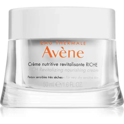 Avene Sensitive Skin Revitalizing Nourishing Rich poživljajoča negovalna krema za suho in občutljivo kožo 50 ml za ženske