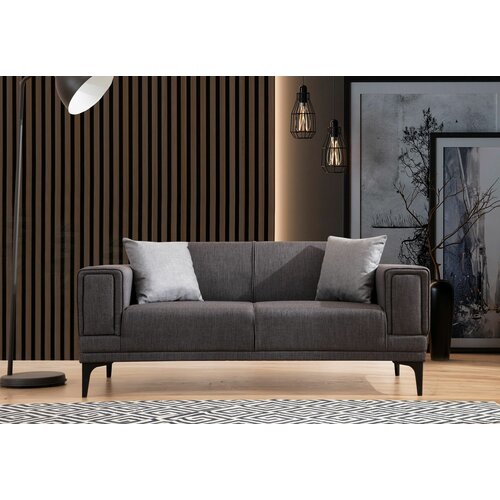 Atelier Del Sofa horizon - dark grey dark grey 2-Seat sofa Cene