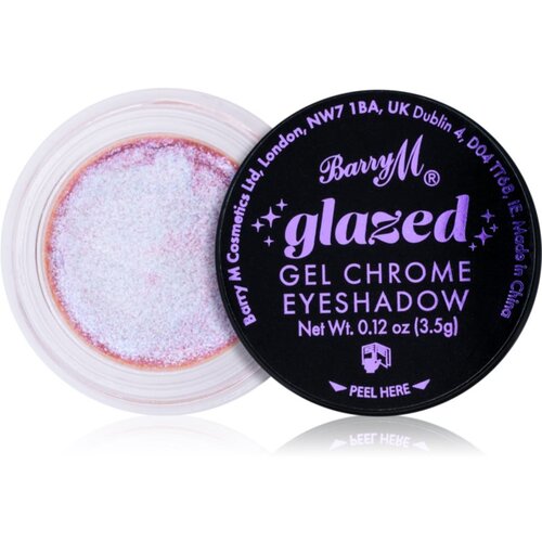 Barry M Glazed Gel Chrome Eyeshadow senčila v gelu za oči odtenek So Exclusive 3.5 g Cene