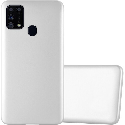Cadorabo Case, združljiv s Samsungom v kovinskem srebru - za&amp;scaron;čitni pokrov, narejen iz fleksibilnega silikona TPU, (20584657) Slike