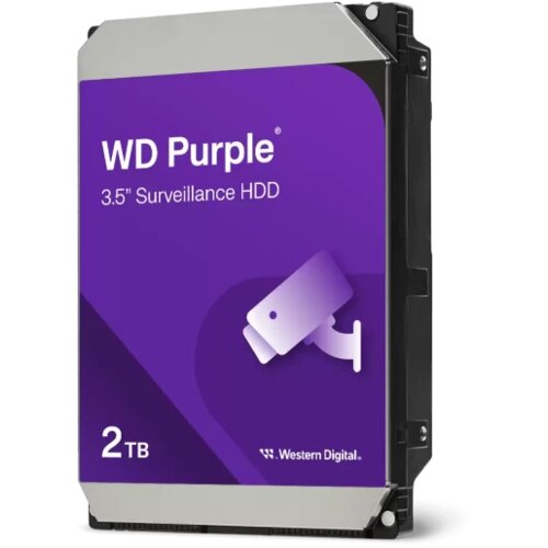 Western Digital Hard disk 2TB SATA3 Caviar 64MB WD23PURZ Purple Outlet Cene