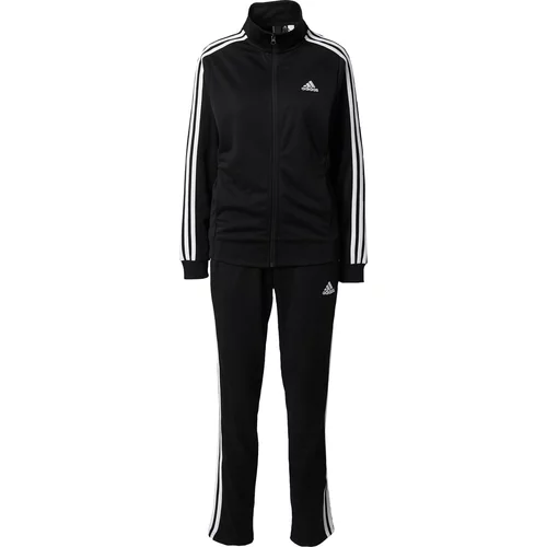 ADIDAS SPORTSWEAR Odjeća za vježbanje '3-Stripes Double' crna / bijela