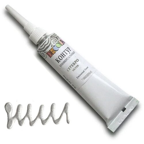 Artmie Univerzalna kontura Decola 18 ml - 966 Silver Cene