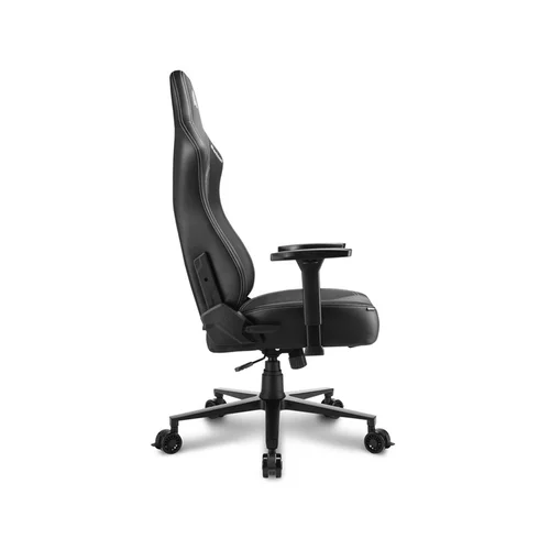 Sharkoon Gamer stol - Skiller SGS30 Black/White (nastavljiva višina; nastavljiv naslon za roke; blago; jekleno podnožje; do 130 kg)