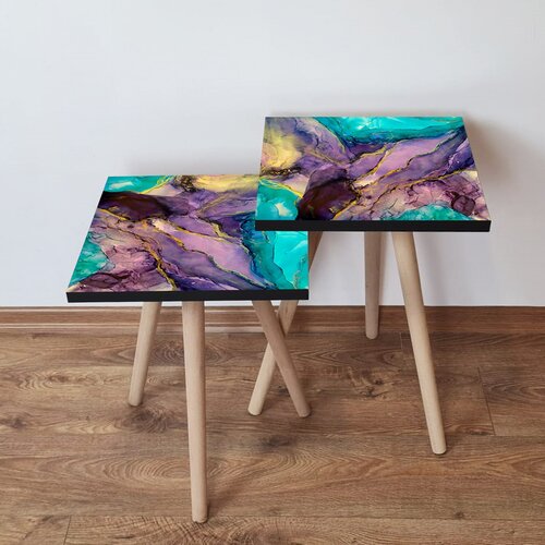 Hanah home Set 2 stočića 2Shp282 Multicolor Cene