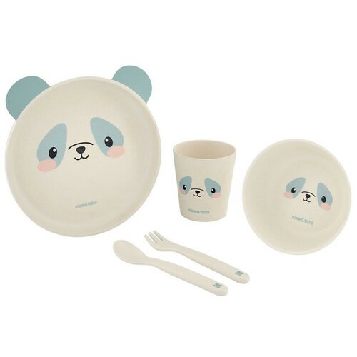 Kikka Boo set za jelo panda plavi Slike
