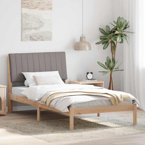  Krevetna konstrukcija Smeđa 100 x 200 cm Čvrsto borovo drvo Cijene
