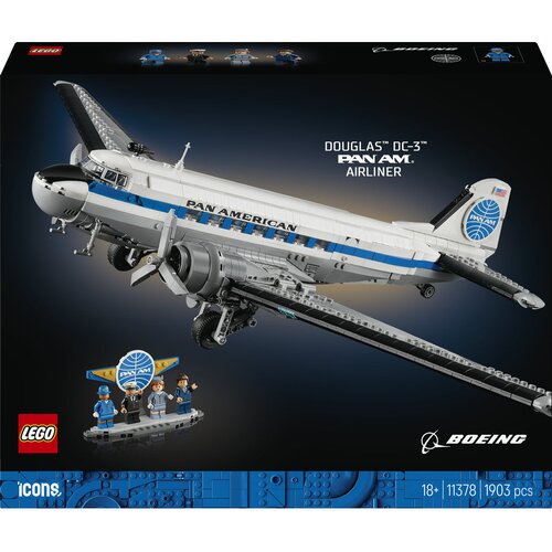 Lego LEGO&amp;reg; Icons - Letalo Douglas&amp;trade; DC-3&amp;trade; PAN AM&amp;reg; (11378) Slike