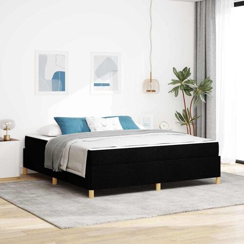 vidaXL Krevet s opruga kutije Ostalo Crna i Bijela i Crna 180 x 200 cm Cene