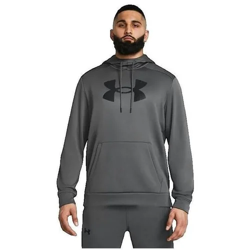 Under Armour Puloverji Sweat-Shirt En Molleton À Grand Logo Siva