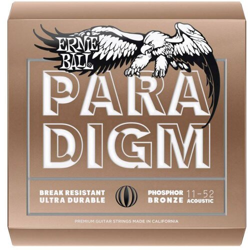 Ernie Ball e-bas strune 2078 Paradigm Phosphor Bronze Light 011-052, (20437961) Slike
